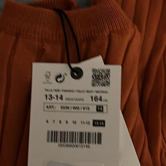 ZARA Kids | Orange | RIBBED KNIT SWEATER - Picture 5 of 6